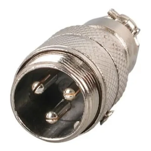 Mayk Gx16-3 Pinli Metal Erkek Konnektör (M16 - 16Mm) - Görsel 6