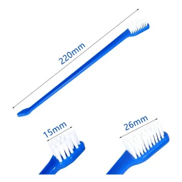 Çift Taraflı Hayvan Diş Fırçası Seti - Görsel 3