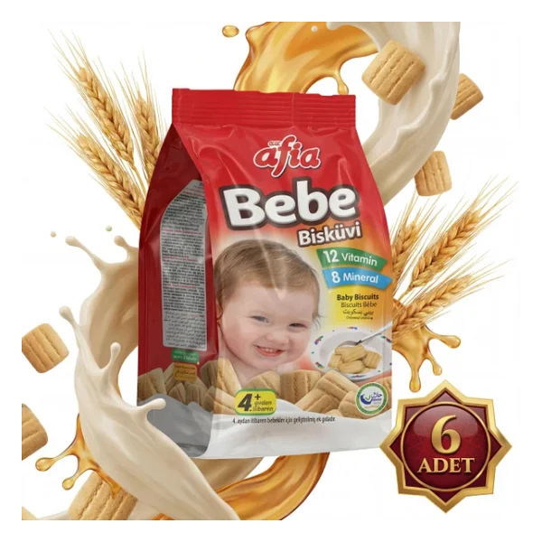 Afia Afia Bebe Bisküvisi 150 gr 6 Adet - Görsel 7