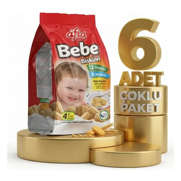 Afia Afia Bebe Bisküvisi 150 gr 6 Adet - Görsel 6