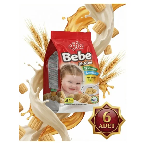 Afia Afia Bebe Bisküvisi 150 gr 6 Adet - Görsel 8