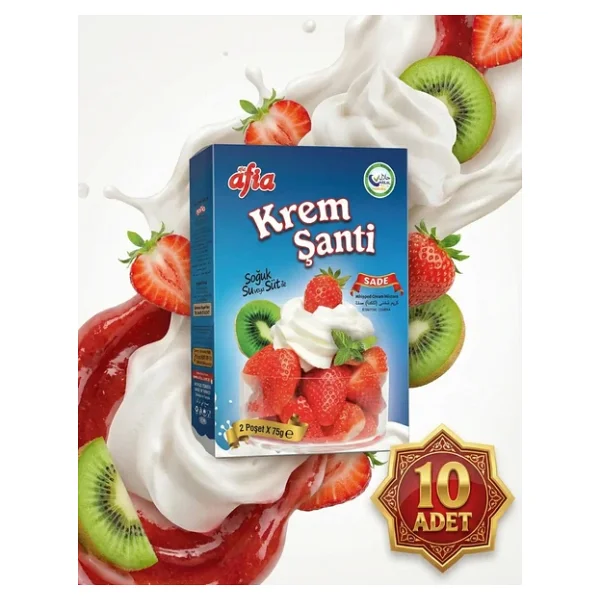 Afia Sade Krem Şanti 10x150 Gr - Görsel 3