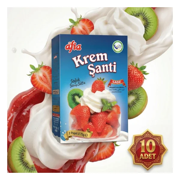 Afia Sade Krem Şanti 10x150 Gr - Görsel 2
