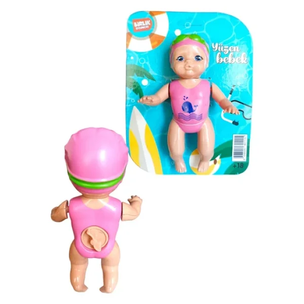 Küvet Keyfi Çıkaracak: Kurmalı Yüzen Bebek (15 Cm)! - Görsel 3