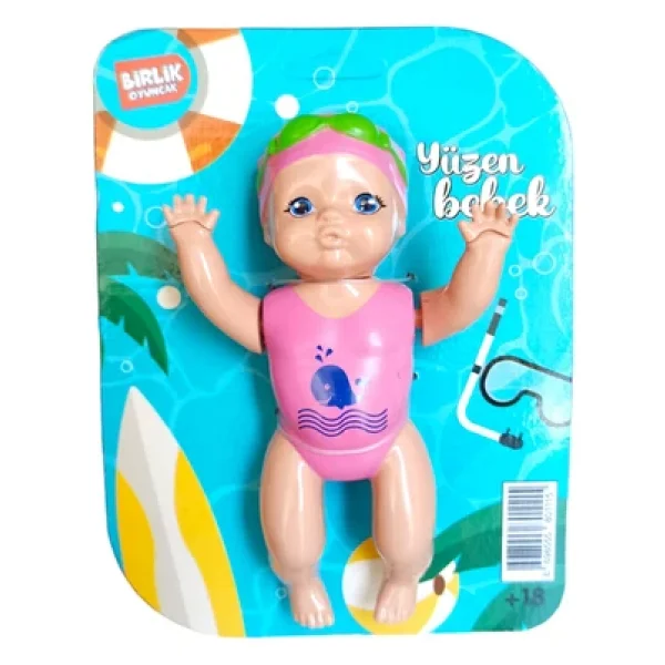 Küvet Keyfi Çıkaracak: Kurmalı Yüzen Bebek (15 Cm)! - Görsel 2