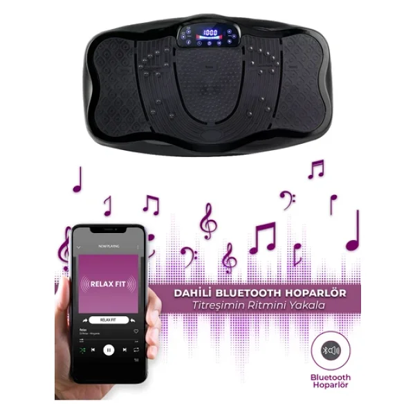 Relax Deluxe Vibration Plate Titreşimli Spor Aleti - Görsel 2
