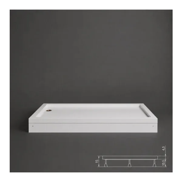 Icon Banyo 80 X 100 Dikdörtgen Panelli H:15 Duş Teknesi - Görsel 3