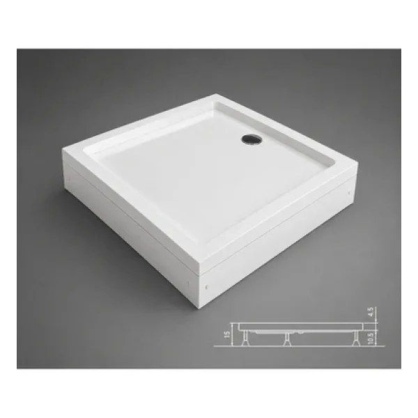 ICON BANYO 70 x 70 Kare Panelli H:15 Duş Teknesi - Görsel 2