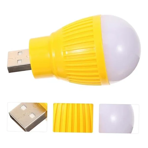 Powermaster Pm-34389 Usb Beyaz Gece Lambası Mini Ampul Aydınlatma - Görsel 3