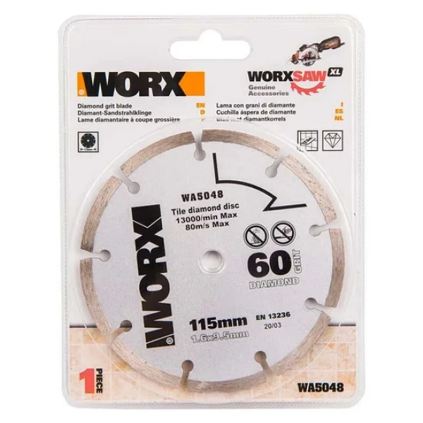 Worx WA5048 115 x 9.5 mm Elmas Daire Testere Bıçağı - Görsel 6