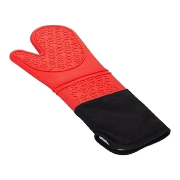 Epinox Silikon Fırın Eldiveni Yanmaz Eldiven Siyah 41,5 cm - Görsel 4