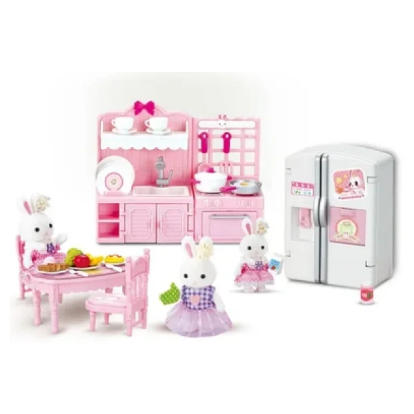 Bay Dreamy Mini Tavşan Büyük Mutfak Oyun Seti - Görsel 6