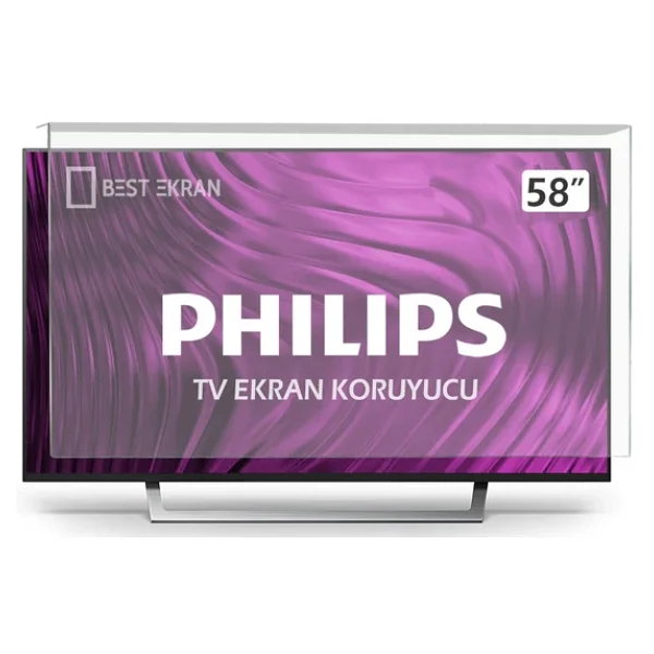 Philips 58PUS7805 TV EKRAN KORUYUCU - Philips 58" inç 146 Ekran Koruyucu - Görsel 10