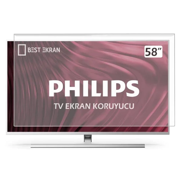 Philips 58PUS7805 TV EKRAN KORUYUCU - Philips 58" inç 146 Ekran Koruyucu - Görsel 9