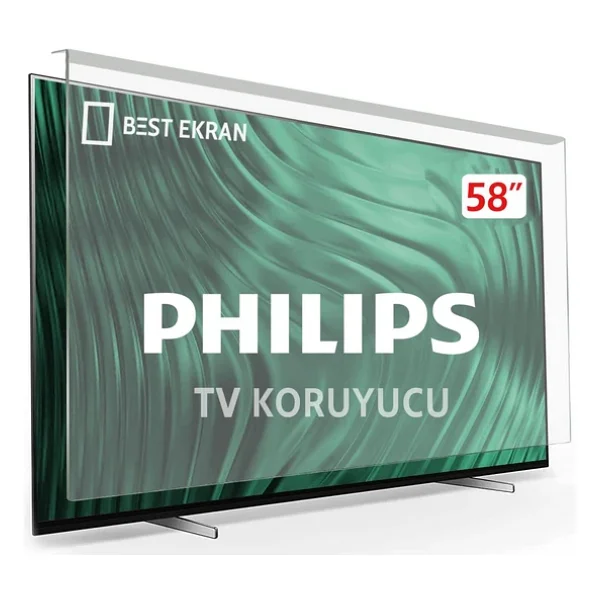 Philips 58PUS7805 TV EKRAN KORUYUCU - Philips 58" inç 146 Ekran Koruyucu - Görsel 8