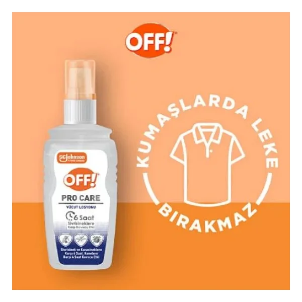Off Pro Care Sinek Kovucu Vücut Losyonu 100 ml - Görsel 8