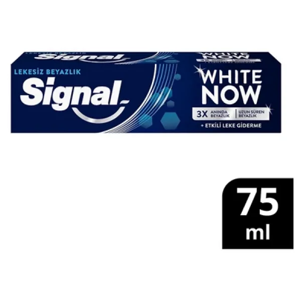 Signal White Now Lekesiz Beyazlık 75 ml Florürlü Diş Macunu - Görsel 2