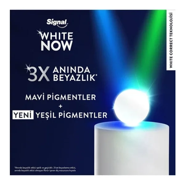 Signal White Now Lekesiz Beyazlık 75 ml Florürlü Diş Macunu - Görsel 6