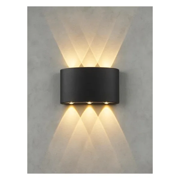Bs Light Schuar 8011 Haiti Aplik 3+3 Dekoratif Çift Yönlü Aplik 10w 3200k Sarı (Elektrikli)(Pil ile Çalışmaz) - Görsel 3