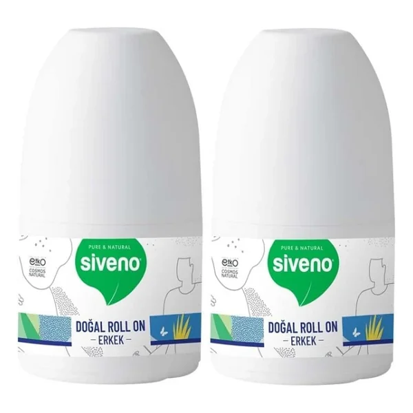 Siveno Doğal 2 Adet 50 ml Erkek Roll-On - Görsel 2