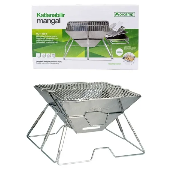 Orcamp OUT-4250 Ayaklı Katlanır Mangal - Görsel 6