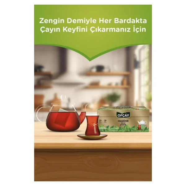 Ofçay Hazine Zengin Dem 15 gr 30'lu 5 Adet Demlik Poşet Çay - Görsel 3