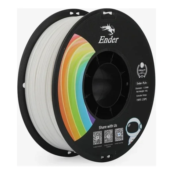 Creality Ender PLA Plus 1.75 mm 1 kg Beyaz Filament - Görsel 9