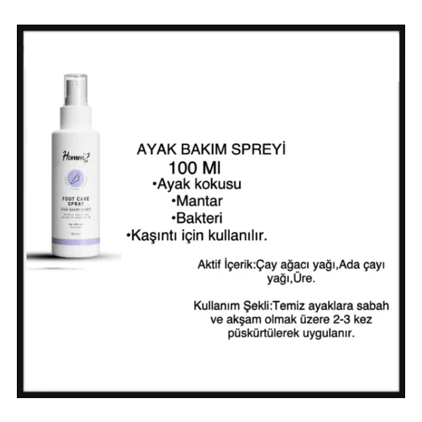 Bitkisel Ayak Koku Bakım Spreyi - Görsel 5