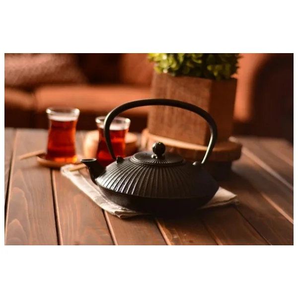 Taşev Mate 1150 ml Döküm Demlik - Görsel 5