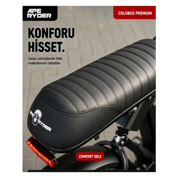 Ape Ryder Colobus Premium 750 W Elektrikli Bisiklet - Görsel 9