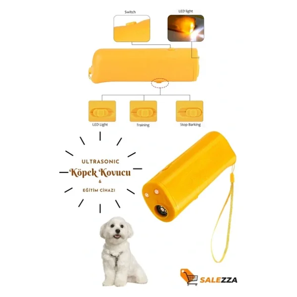 Köpek Engelleyici-Ultrasonik Kedi Köpek Uzaklaştırma Ses Cihazı Ultrasonik Köpek Eğitim Cihazı - Görsel 5