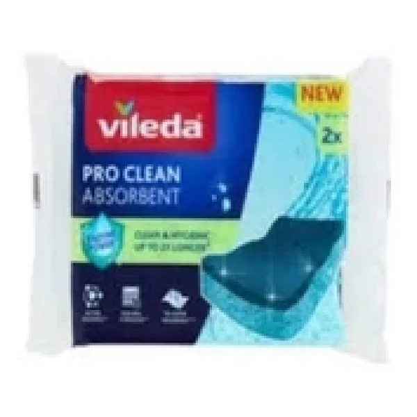 Vileda Pro Clean Bulaşık Süngeri 2'li - Görsel 2