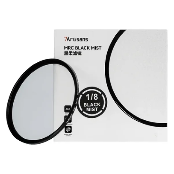7Artisans 58mm 1/8 Black Mist Filter - Görsel 3