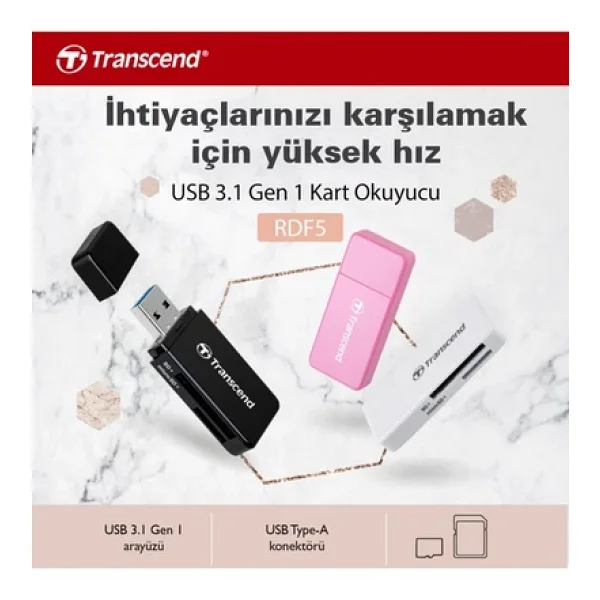 Transcend TS-RDF5K Kart Okuyucu - Görsel 3