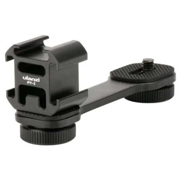 Ulanzi PT-3 3'lü Hot Shoe Bağlantı Aparatı - Görsel 2