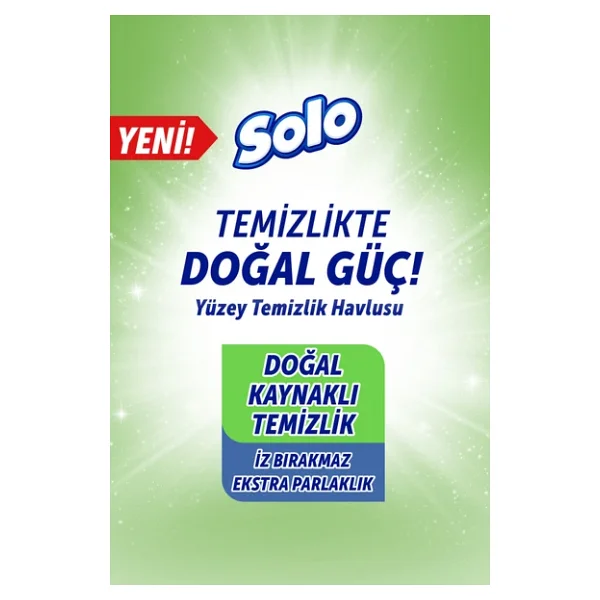 Solo Okaliptus & Çam Esintisi Yüzey Temizlik Havlusu 100 Yaprak 3'lü - Görsel 7