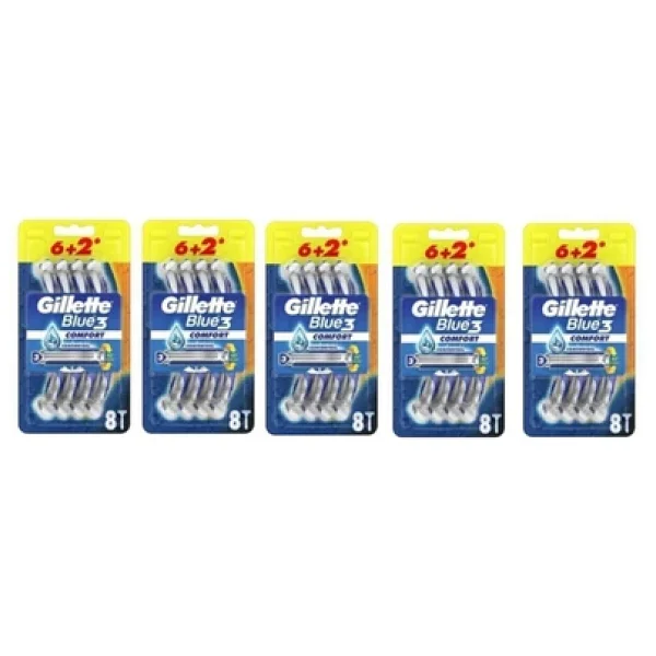 Gillette Blue 3 Comfort Kullan At 8'li 5 Adet Tıraş Bıçağı - Görsel 2