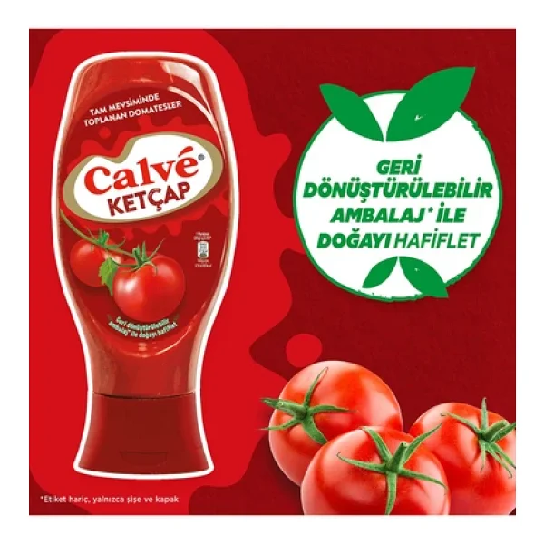 Calve Ketçap 600 G + Mayonez Yağı Azaltılmış 540 G 2'li Set X3 Adet - Görsel 5