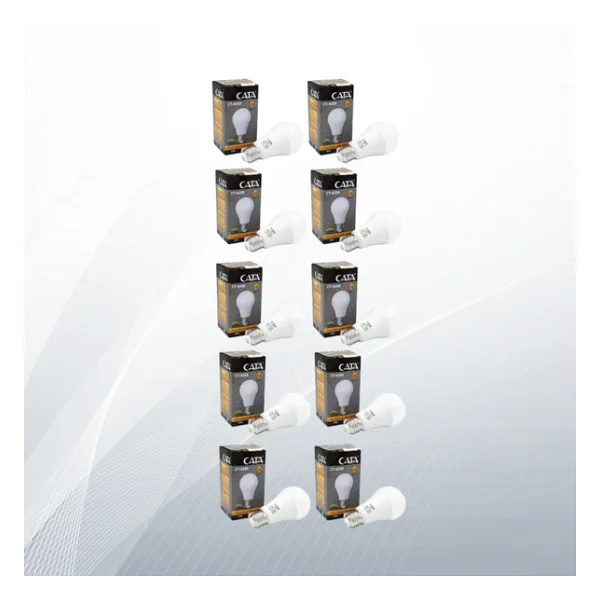 Cata CT-4259 Beyaz Işık 12 W E27 10'lu Sensörlü LED Ampul - Görsel 5
