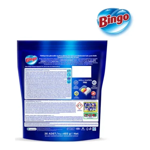 Bingo Akıllı Kapsül Pro Bulaşık Makinesi Tableti 36'lı - Görsel 8