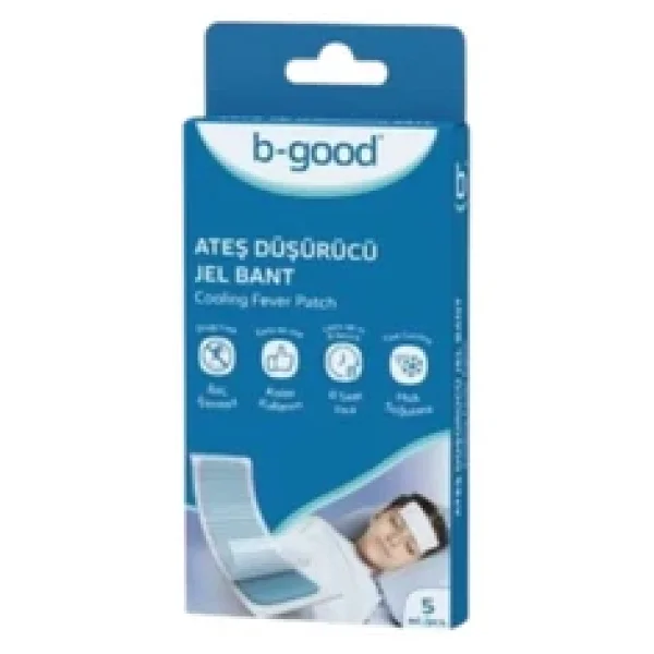 B-Good 5'li Ateş Düşürücü Jel Bant - Görsel 3