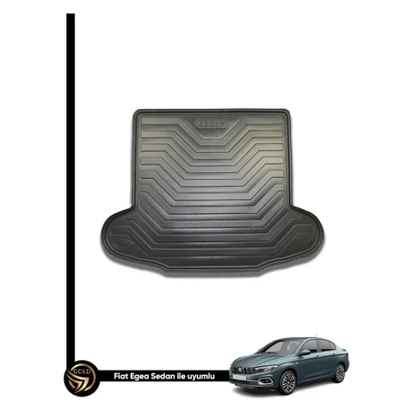 Black Gold Fiat Egea 3D Havuzlu Paspas Sedan + Bagaj Havuzu İkili Set Kuex - Görsel 5