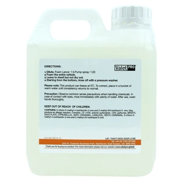 Valet Pro Ph Neutral Snow Foam - Yıkama Köpüğü 1lt. - Görsel 6