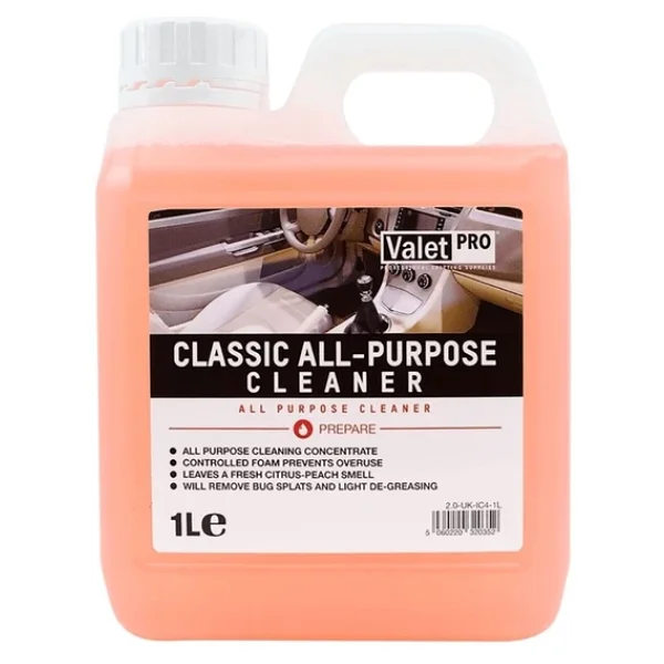 Valet PRO Classic All Purpose Cleaner 1 lt Araç İçi Temzileyici - Görsel 3