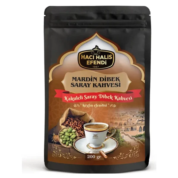 Hacı Halis Efendi Mardin Dibek Saray Kahvesi 200 gr - Görsel 3