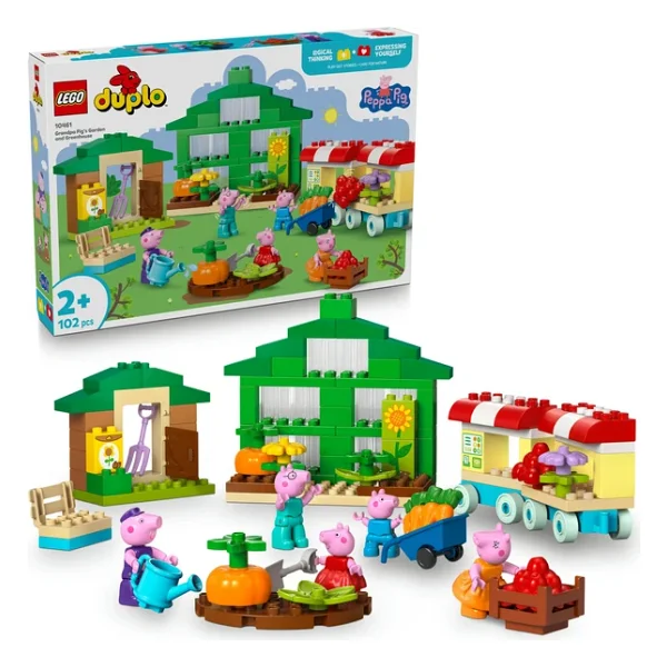 Lego 10461 Duplo Büyükbaba Pig'in Bahçesi ve Serası - Görsel 3