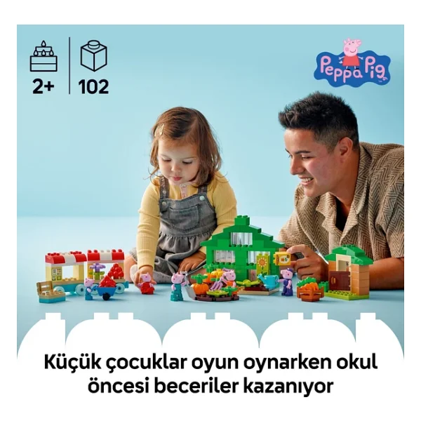 Lego 10461 Duplo Büyükbaba Pig'in Bahçesi ve Serası - Görsel 7
