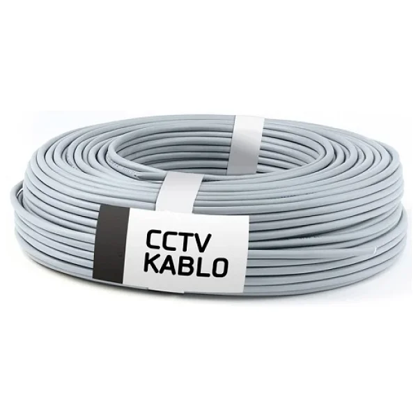 Martel 2+1 100MT Bakır CCTV Kablosu 2X0,22X0,33 - Görsel 3