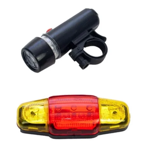 Bisiklet Emniyet Işığı Seti Güçlü LED Ön Far Arka Stop Lambası - Lisinya - Görsel 7