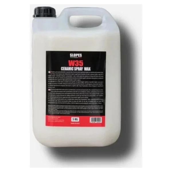 Slopes W35 Ceramic Spray Wax Seramik İçerikli Hızlı Cila 5lt. - Görsel 2